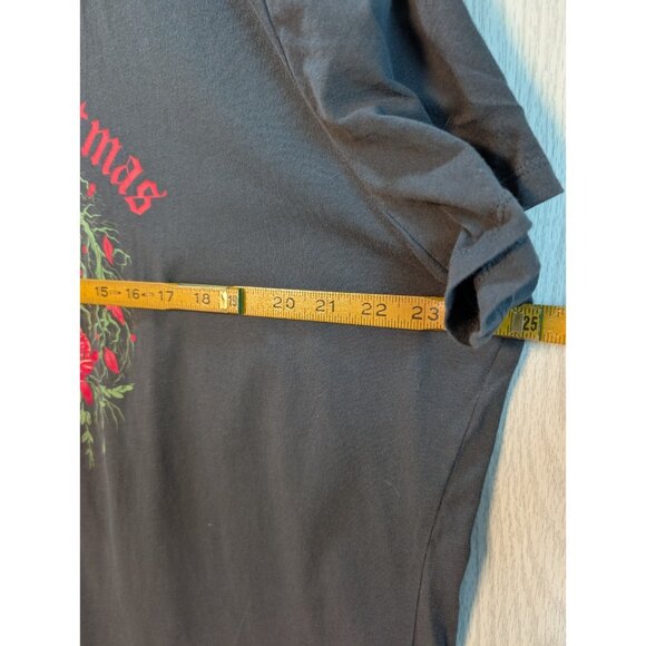 Torrid Shirt Women's Plus 2X Jersey Heritage Skull Goth Merry Christmas - Picture 5 of 6